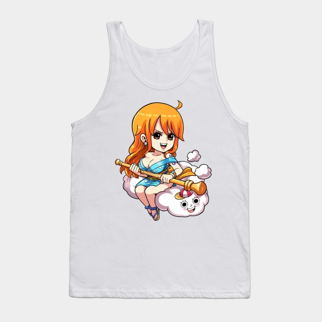 Nami & Zeus One Piece Wano Country Tank Top by Anime Access